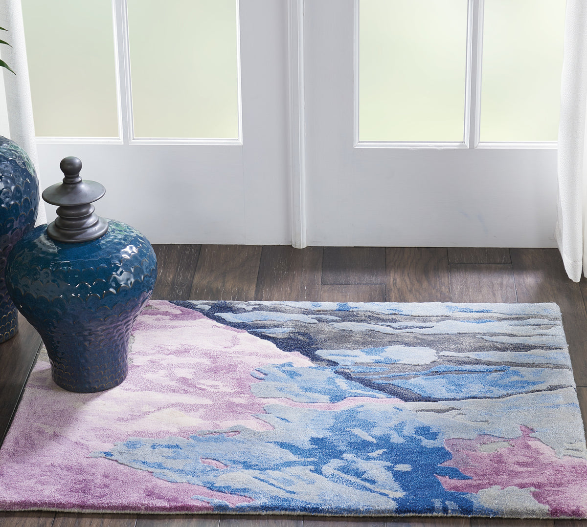 Prismatic PRS11 Grey Multicolor Rug - room scene
