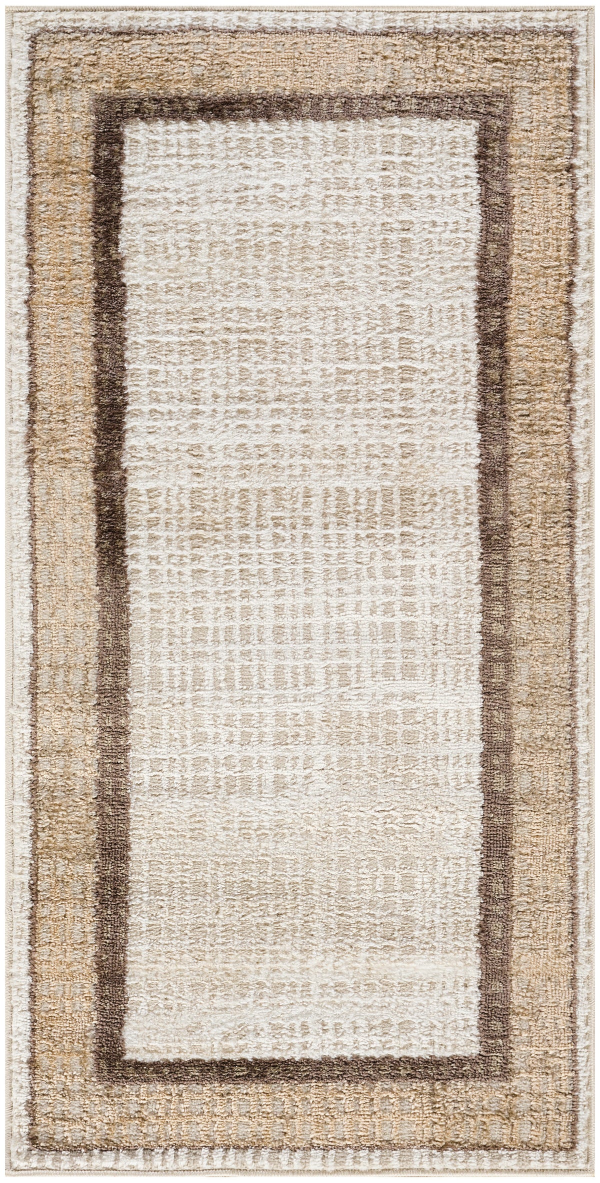 Dekor DEK06 Ivory Brown Rug - Rectangle