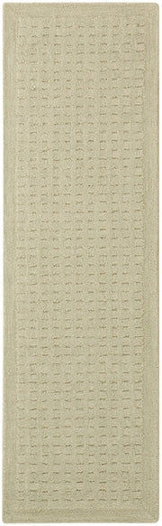 Pure Grids PGR01 Light Green Rug - Runner