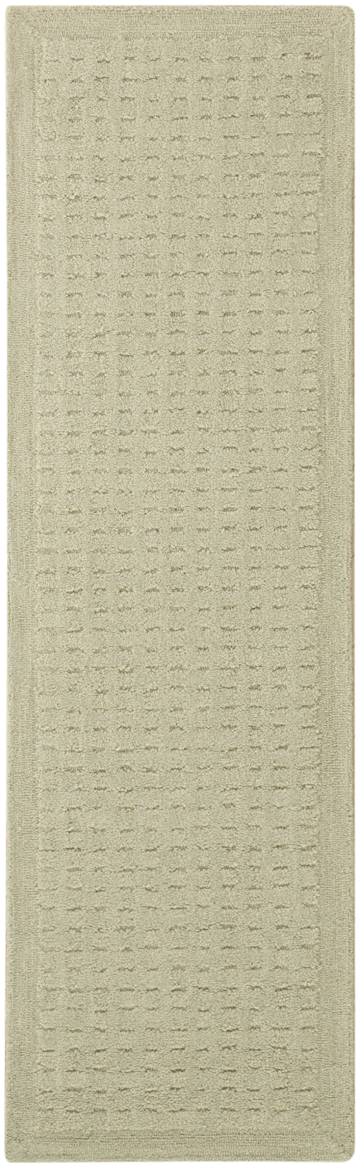 Pure Grids PGR01 Light Green Rug - Runner