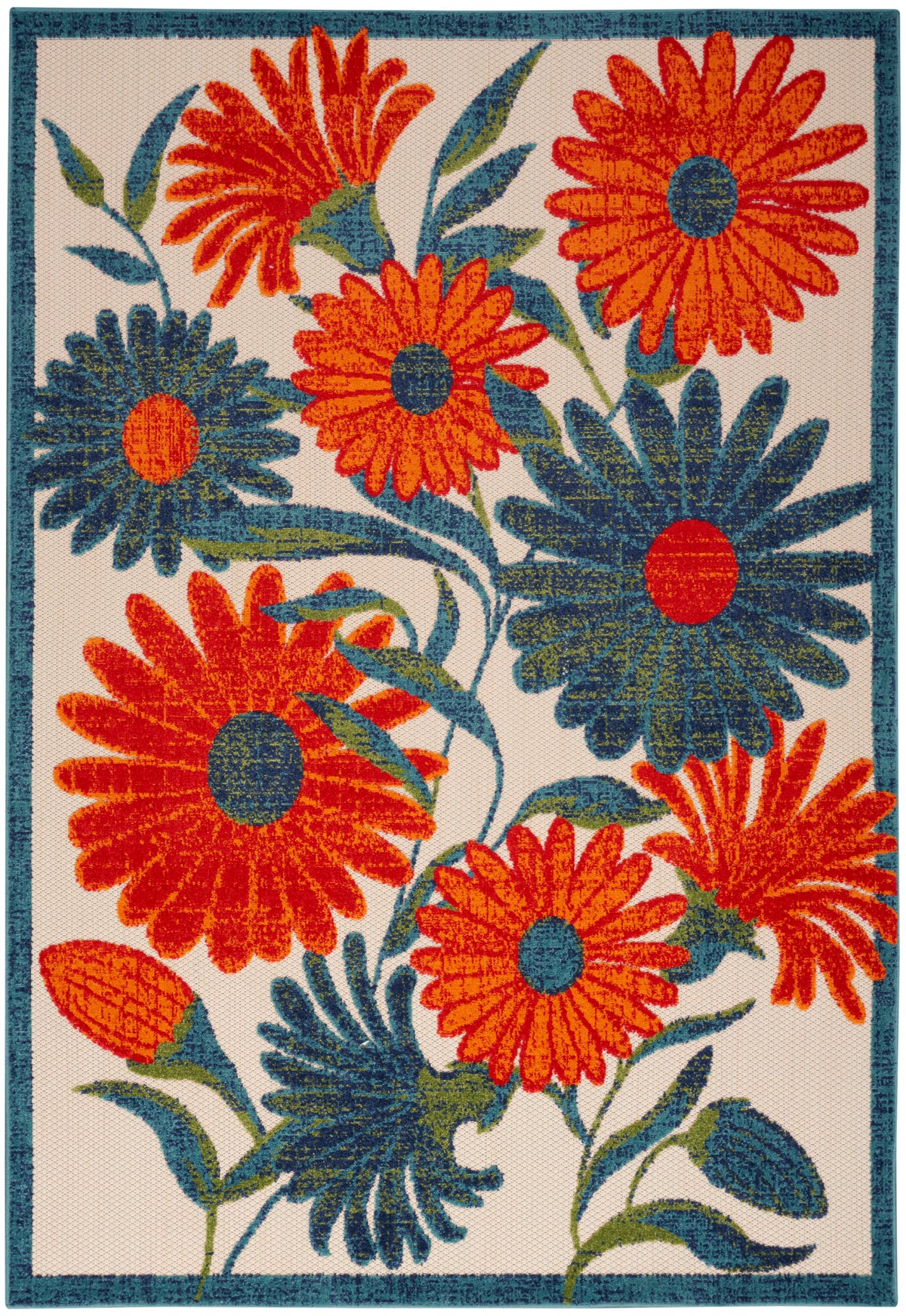 Aloha ALH33 Ivory Multicolor Rug - Rectangle