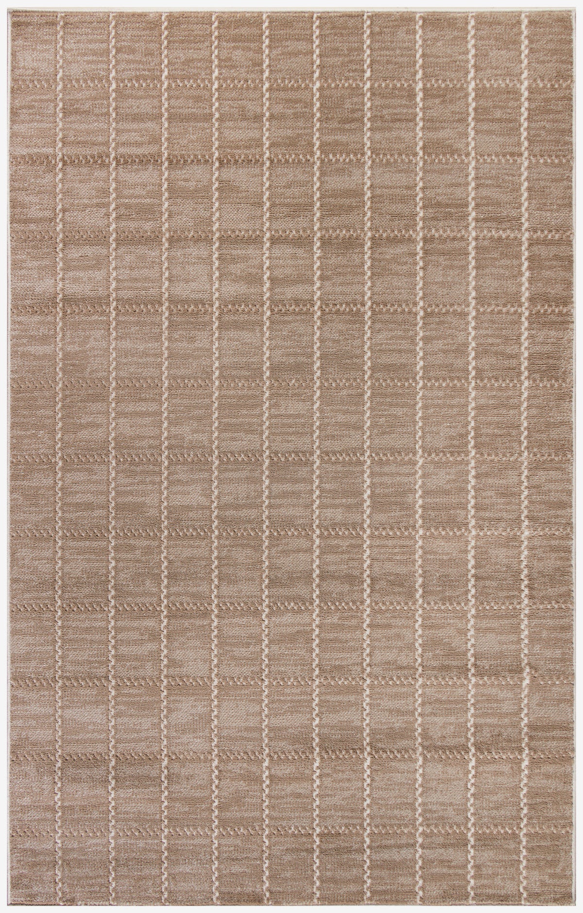 Serenity Home SRH05 Mocha Ivory Rug - Rectangle