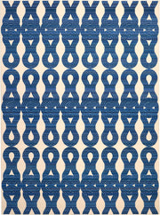 Butera Collection BB201 Ivory Navy Rug - Rectangle