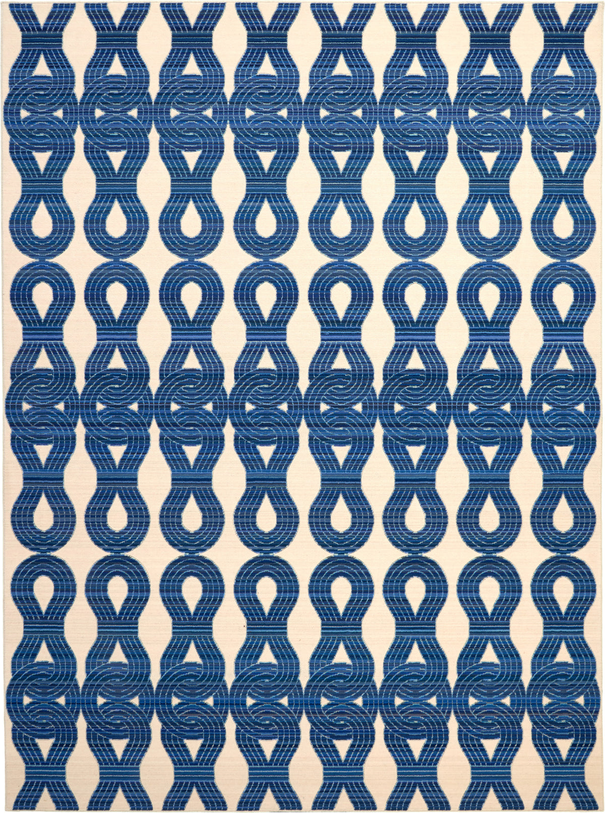 Butera Collection BB201 Ivory Navy Rug - Rectangle