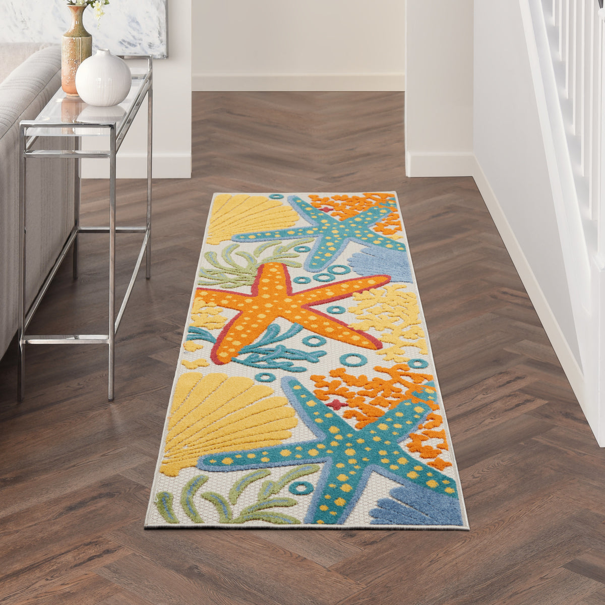 Aloha ALH24 Multicolor Rug - room scene