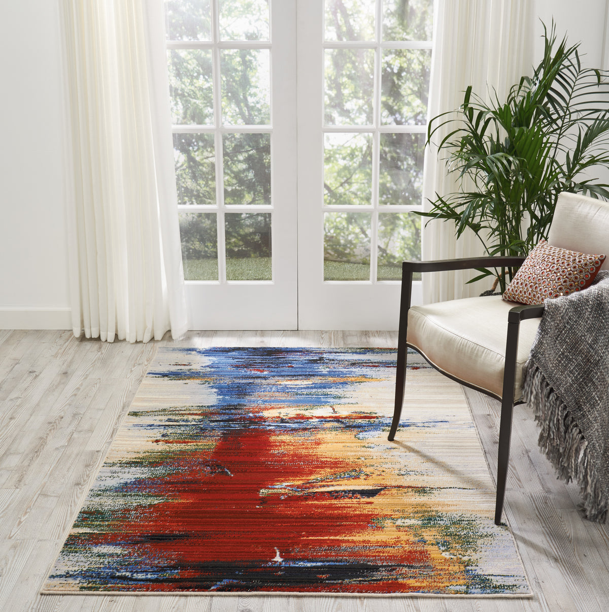 Chroma CRM05 Crimson Tide Rug - room scene