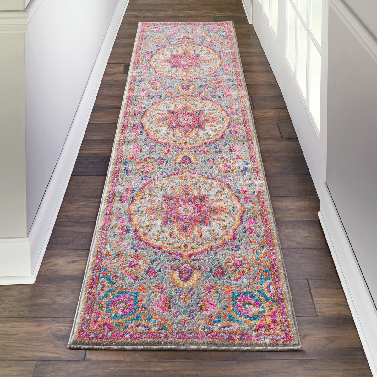 Passion PSN22 Grey Multicolor Rug - room scene