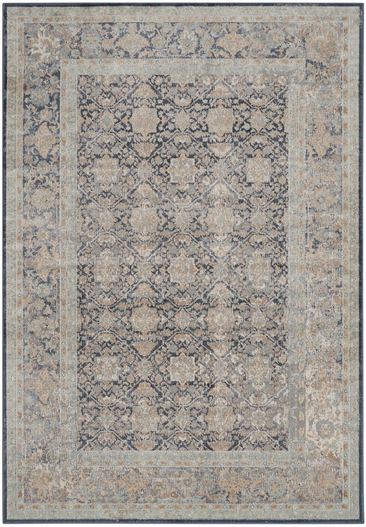 Malta MAI09 Navy Rug - Rectangle