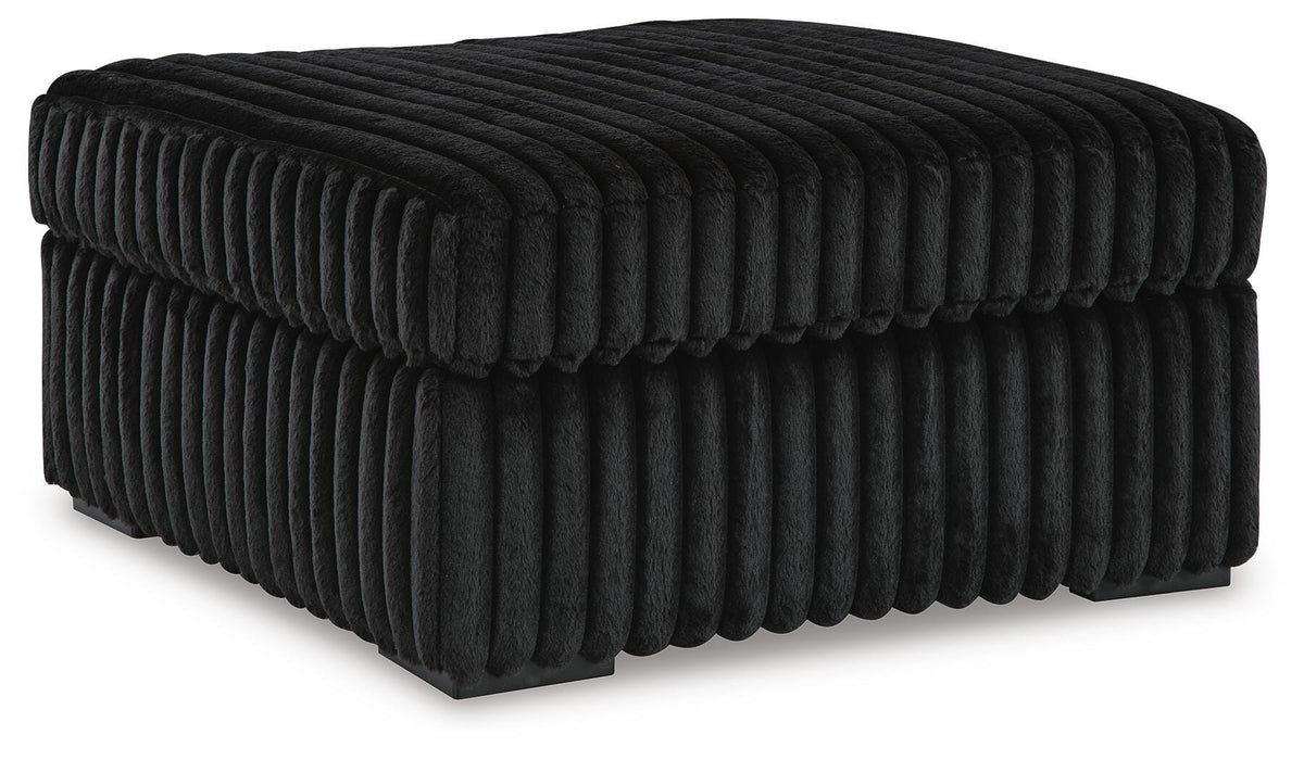 Midnight-Madness 2-Piece Sectional and Ottoman