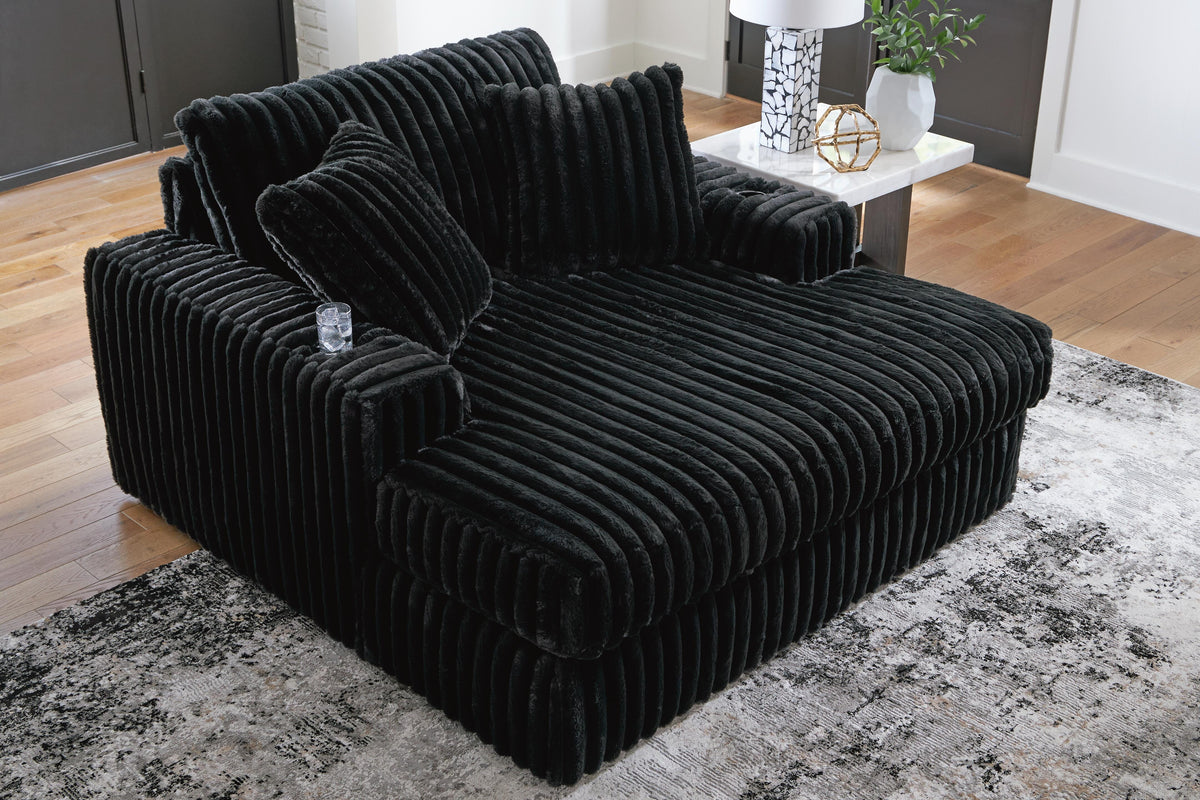 Midnight-Madness Oversized Chaise Velvet