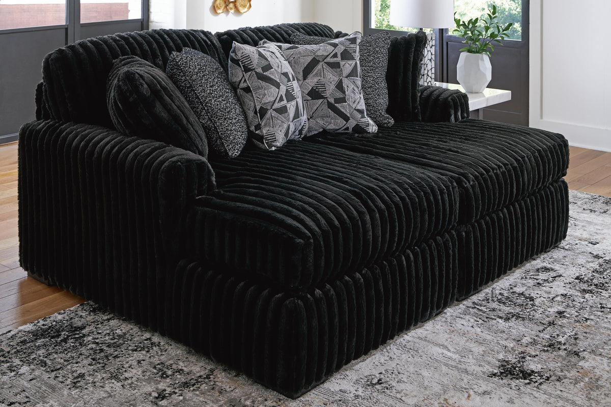 Midnight-Madness Super Chaise Velvet