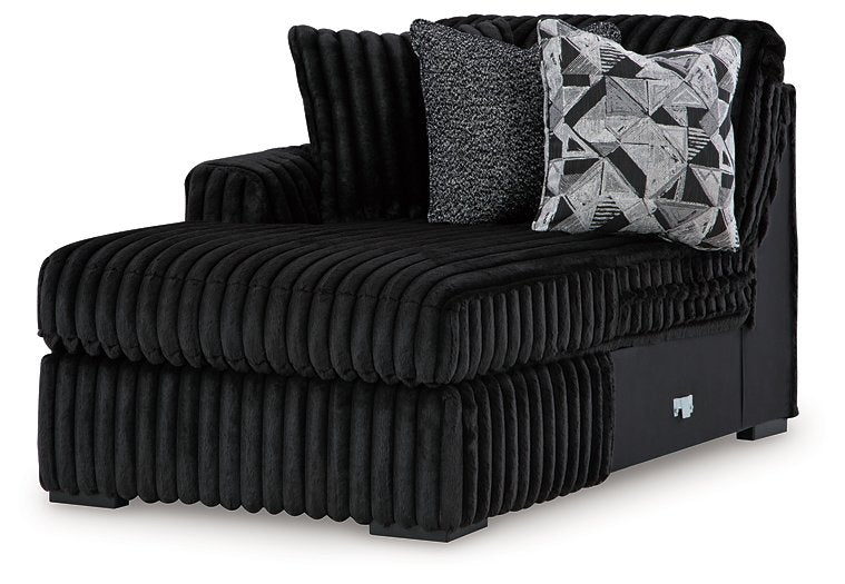 Midnight-Madness Sectional Sofa with Chaise