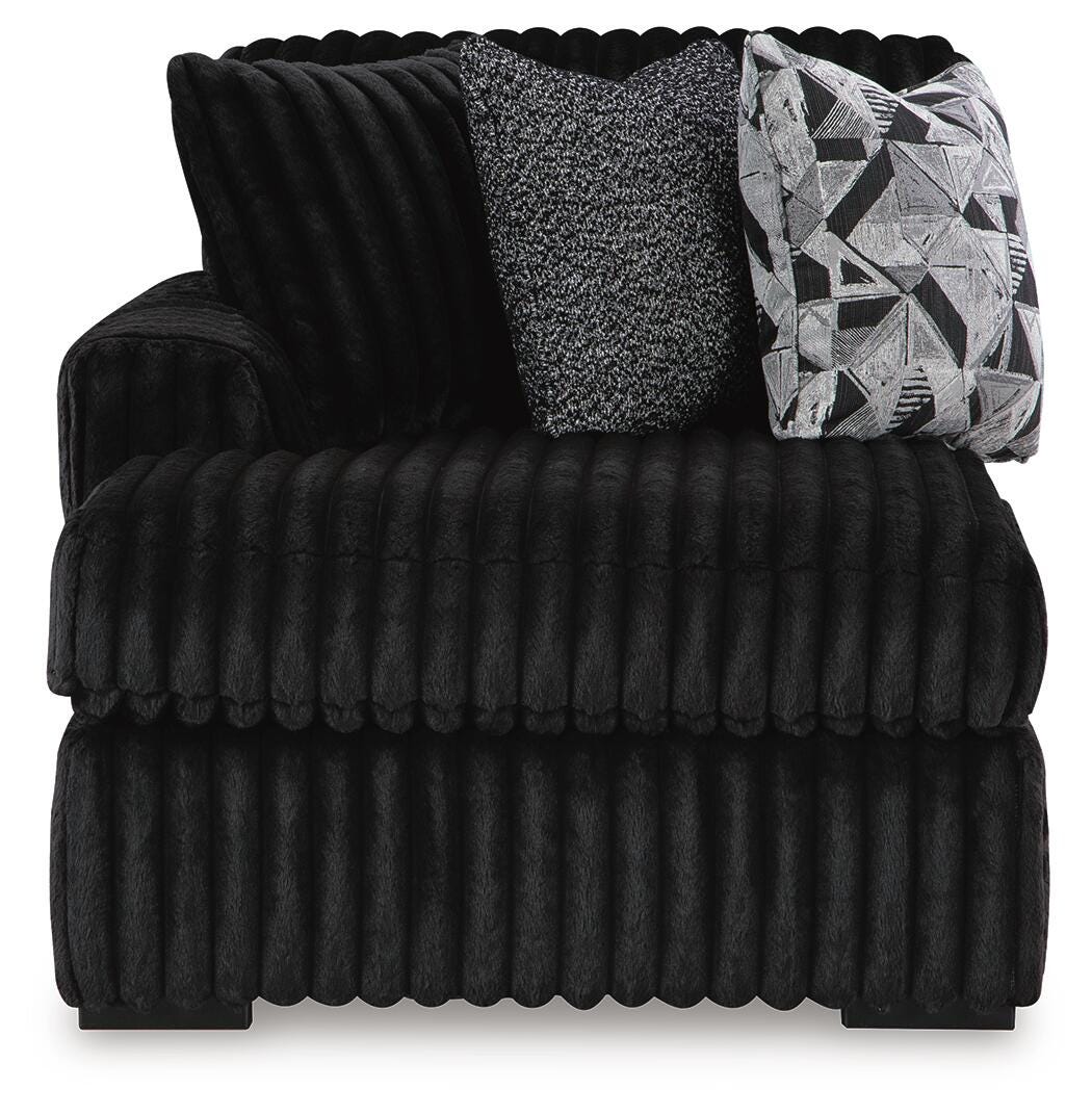 Midnight-Madness LAF Corner Chaise Velvet
