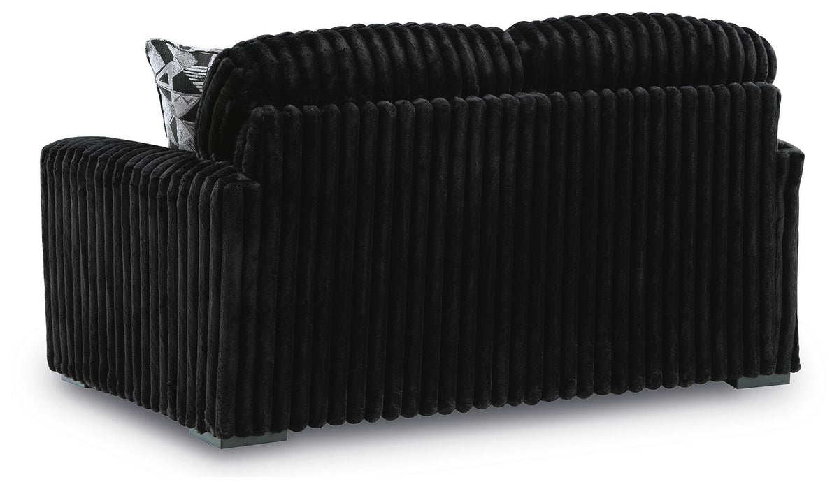 Midnight-Madness Sofa and Loveseat