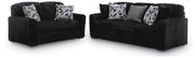 Midnight-Madness Sofa and Loveseat