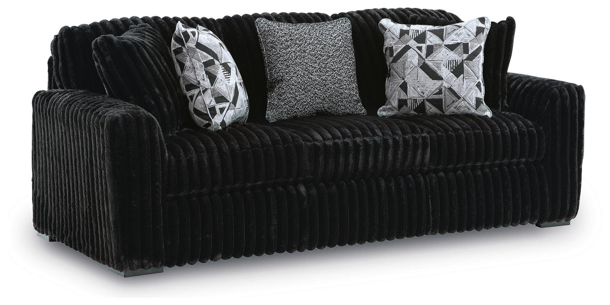 Midnight-Madness Sofa, Loveseat and Oversized Chair
