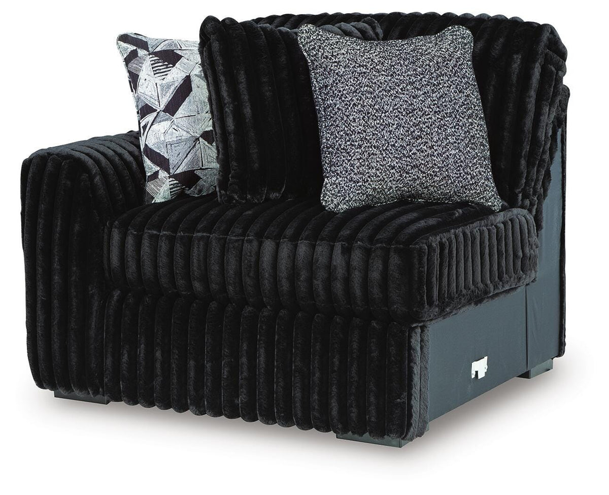 Midnight-Madness LAF Corner Chair Velvet
