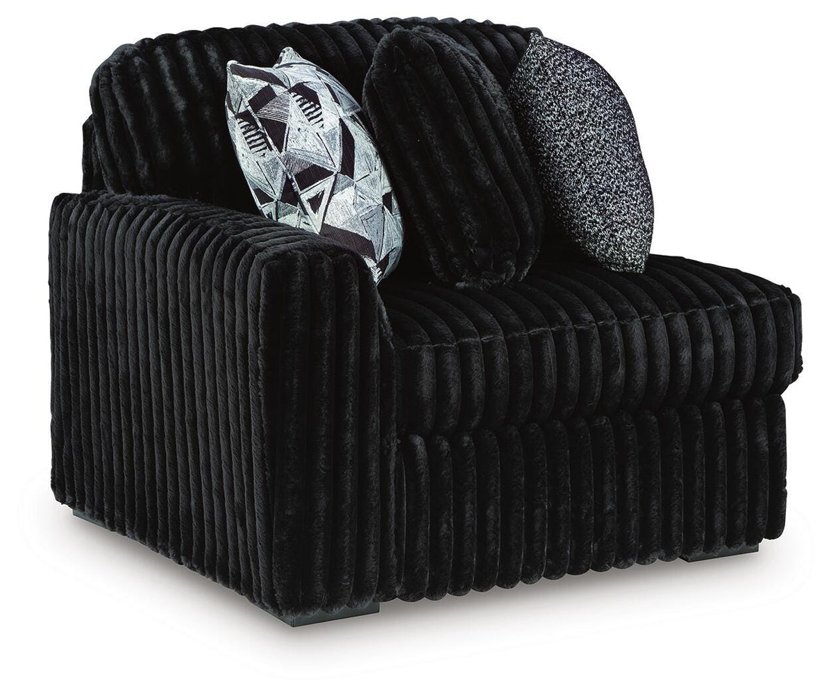 Midnight-Madness LAF Corner Chair Velvet