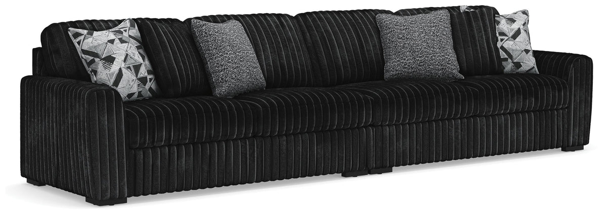 Midnight-Madness 2-Piece Sectional Velvet