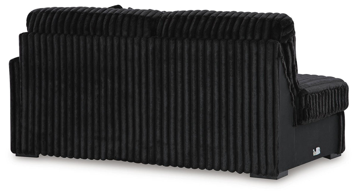 Midnight-Madness 2-Piece Sectional and Ottoman