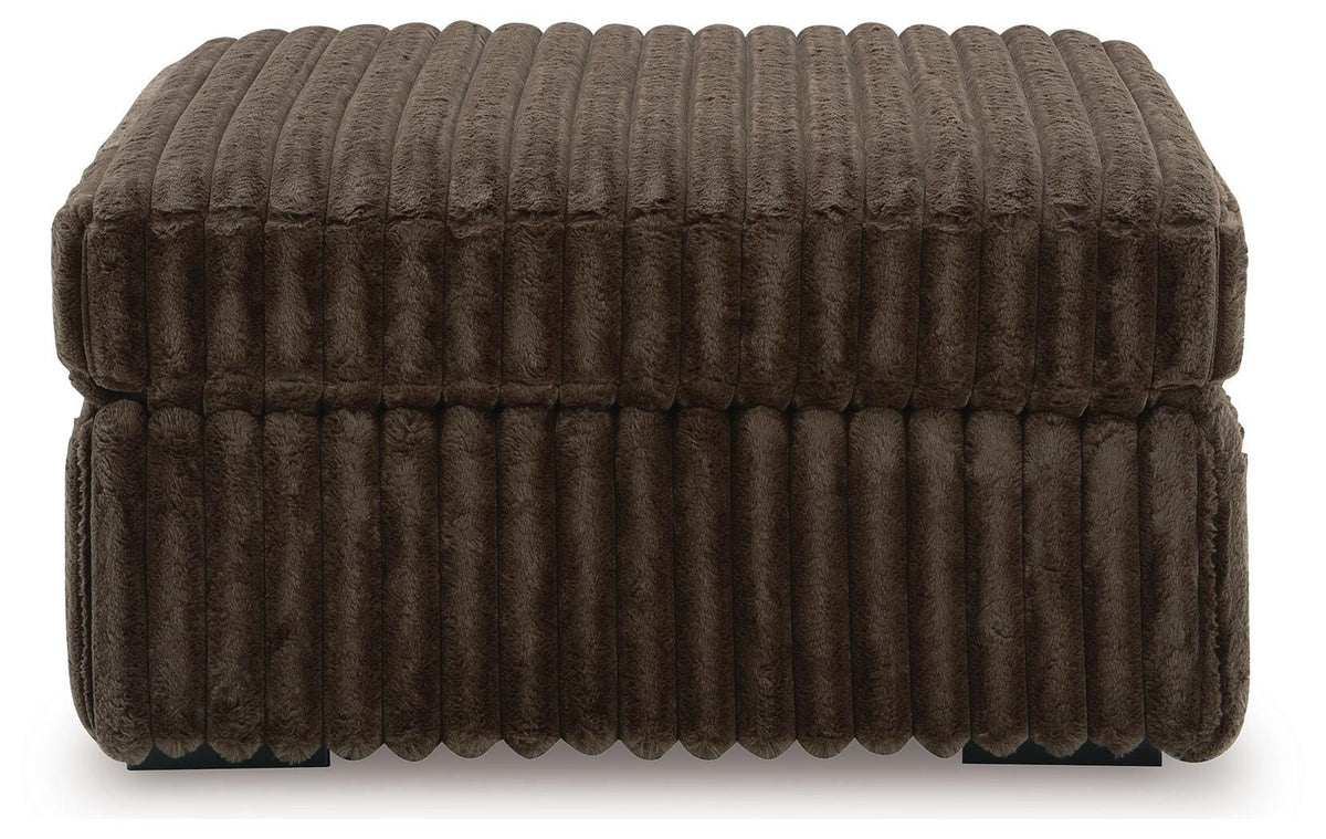 Midnight-Madness 2-Piece Sectional and Ottoman