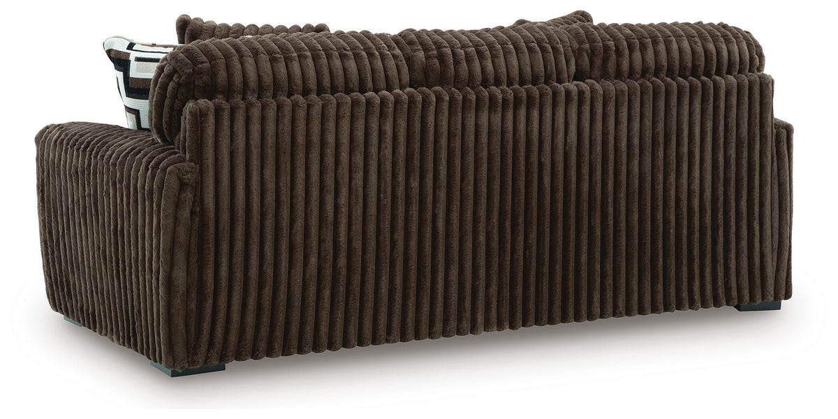 Midnight-Madness Sofa, Oversized Chair and Accent Ottoman
