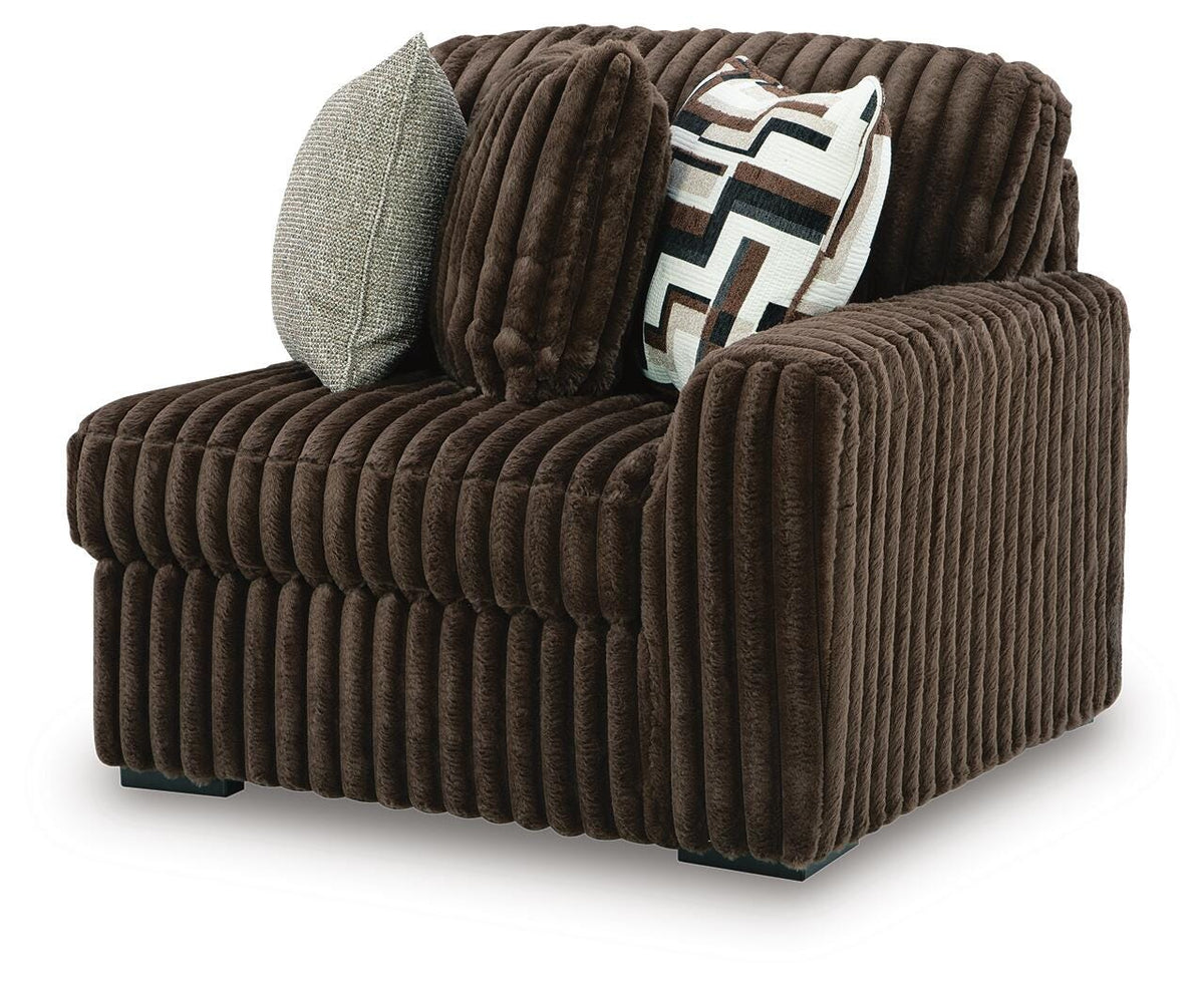 Midnight-Madness RAF Corner Chair Velvet