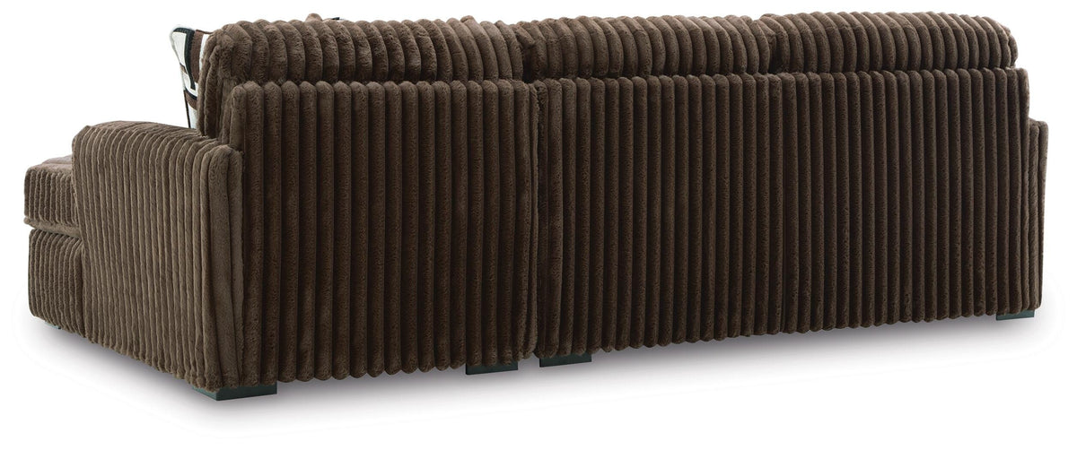 Midnight-Madness 2-Piece Sectional Sofa with Chaise Velvet