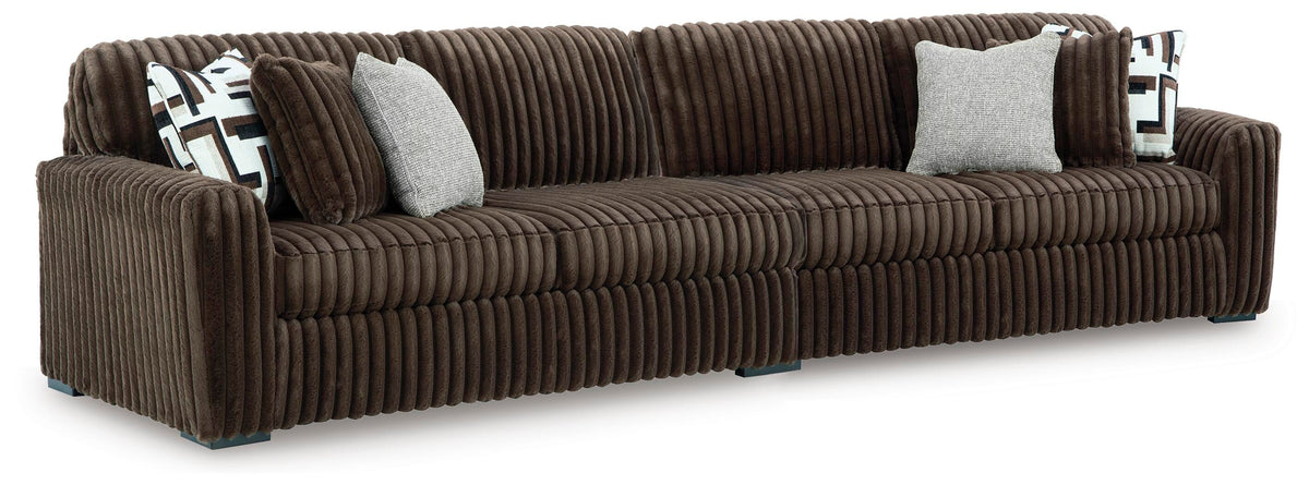 Midnight-Madness 2-Piece Sectional Velvet