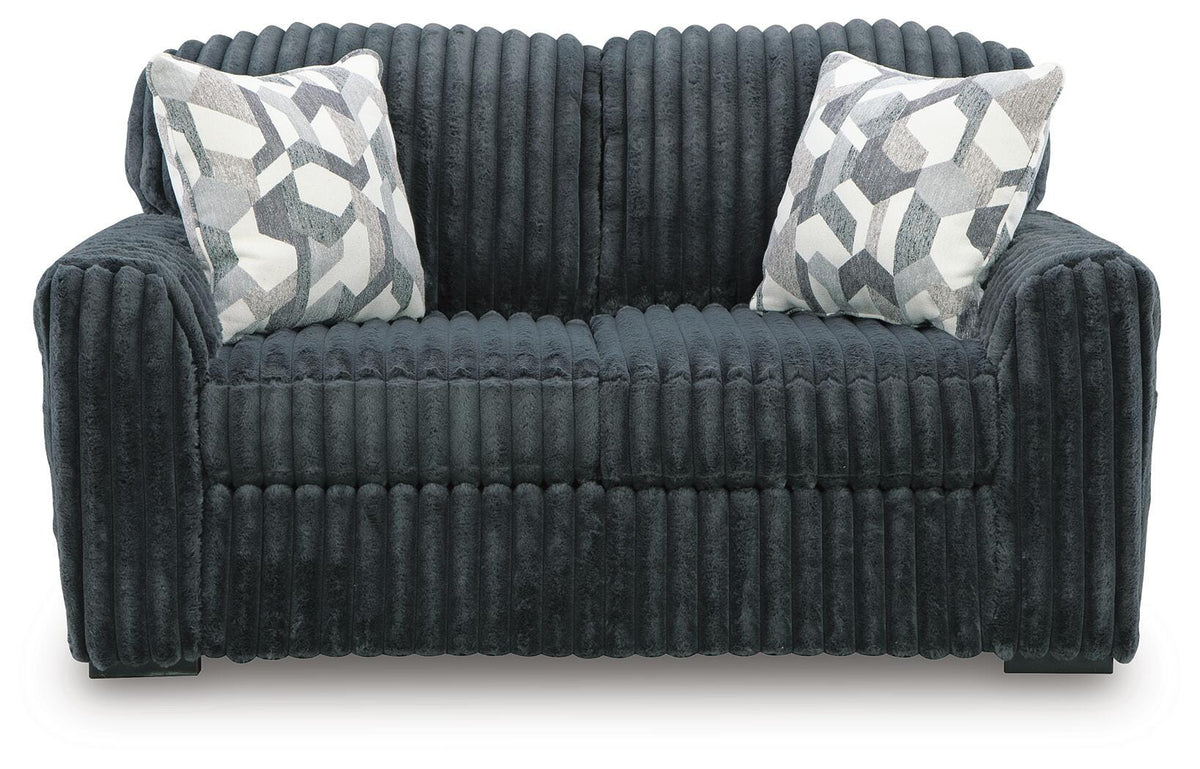 Midnight-Madness Sofa and Loveseat