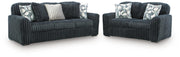 Midnight-Madness Sofa and Loveseat