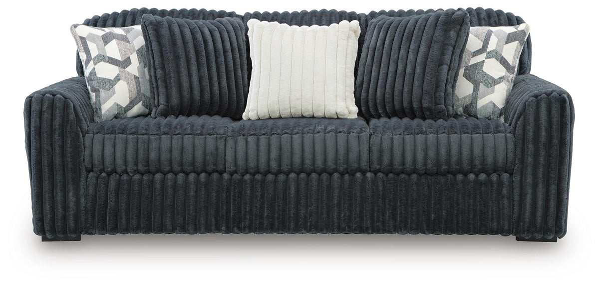 Midnight-Madness Sofa, Loveseat and Oversized Chaise