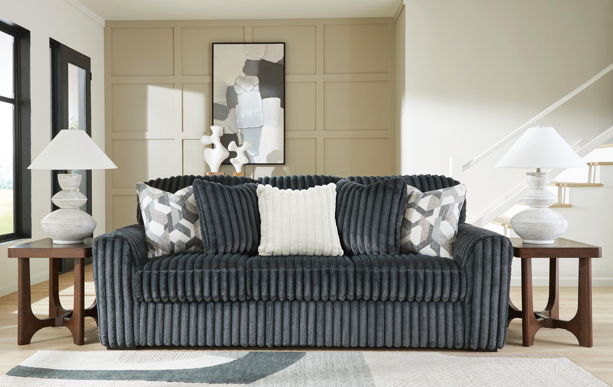 Midnight-Madness Sofa and Loveseat