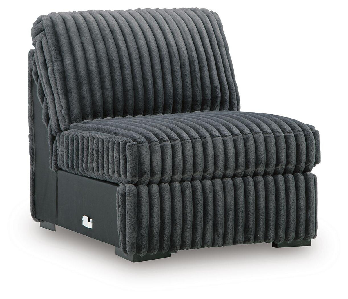 Midnight-Madness Armless Chair Velvet