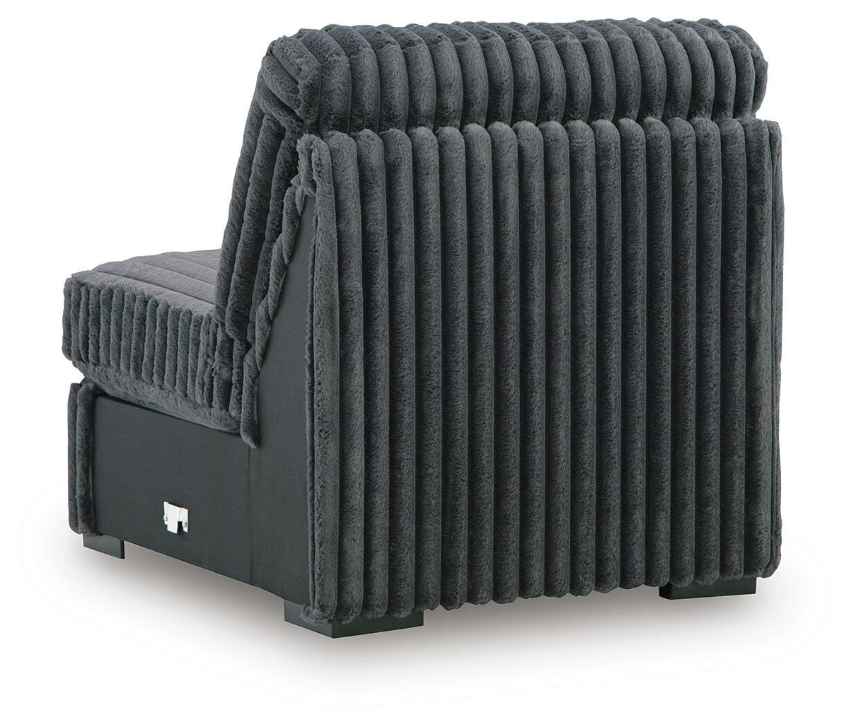 Midnight-Madness Armless Chair Velvet
