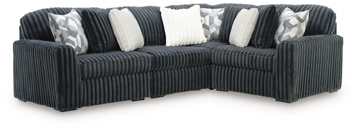 Midnight-Madness 4-Piece Sectional