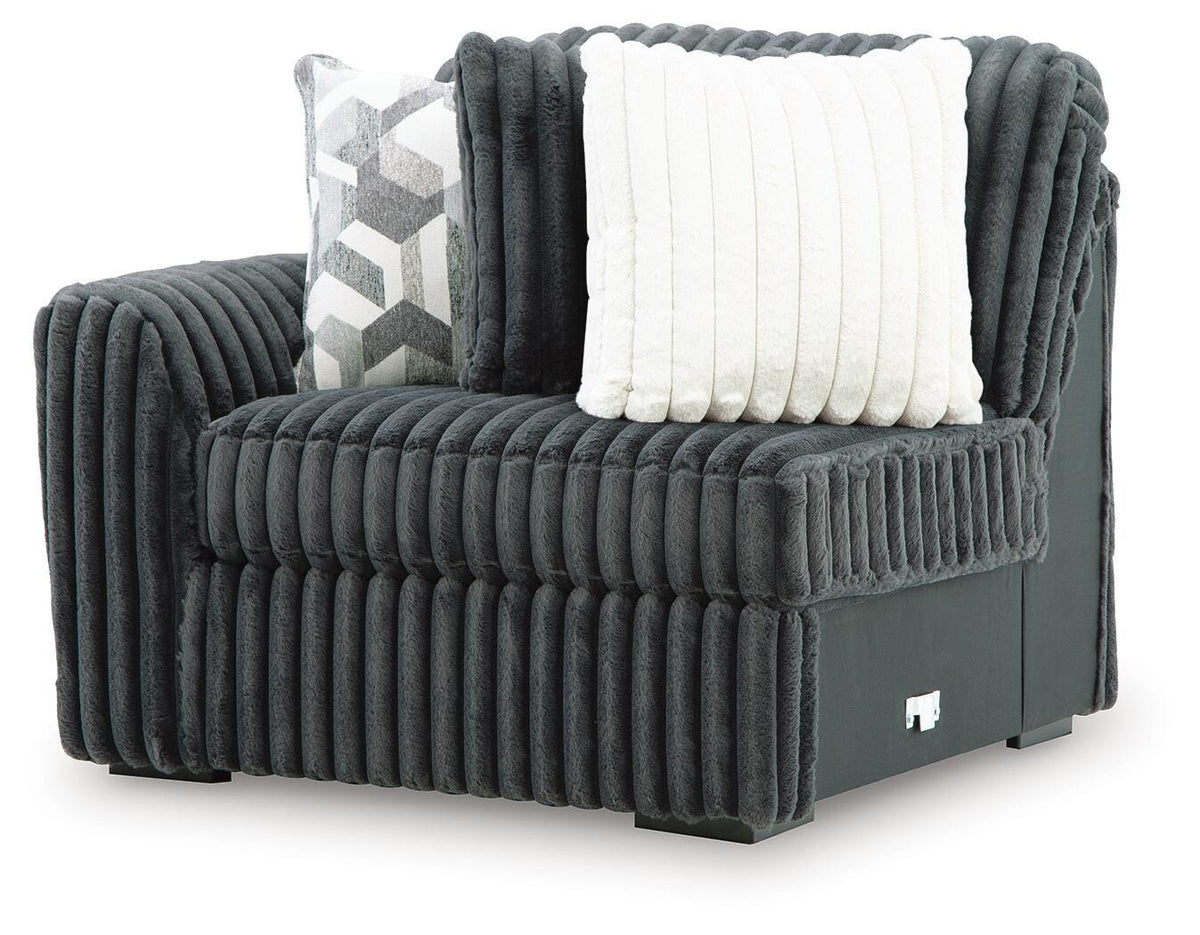 Midnight-Madness LAF Corner Chair Velvet