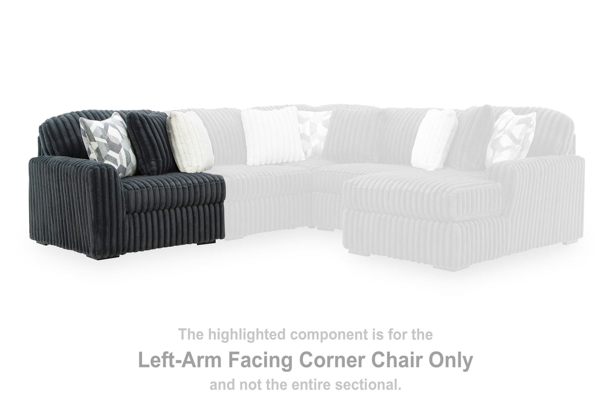 Midnight-Madness LAF Corner Chair Velvet