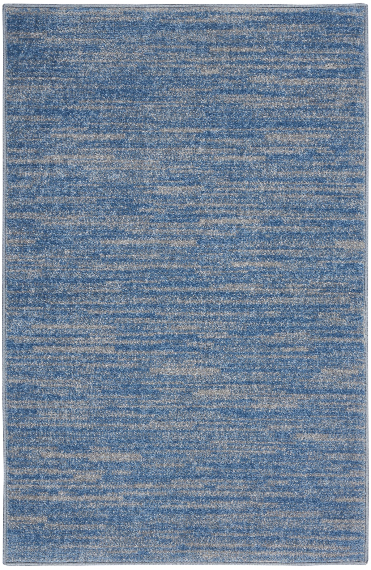 Nourison Essentials NRE01 Blue Grey Rug - Rectangle