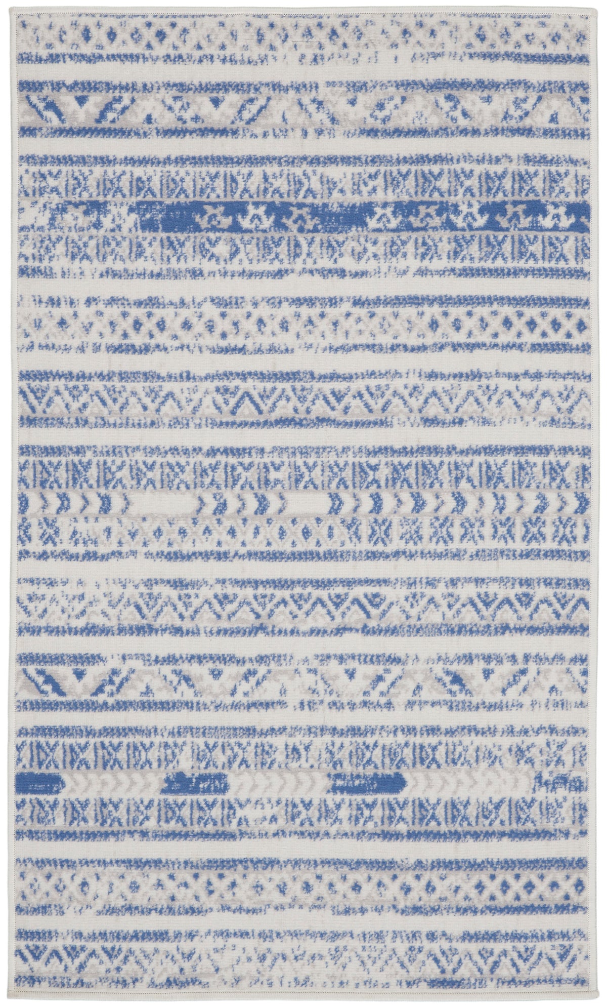 Whimsicle WHS16 Ivory Blue Rug - Rectangle