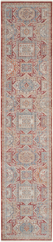 Homestead HMS02 Blue Brick Rug - Runner