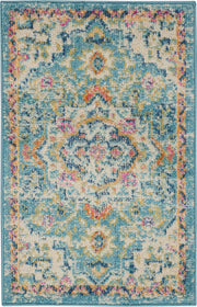 Passion PSN25 Ivory Light Blue Rug - Rectangle