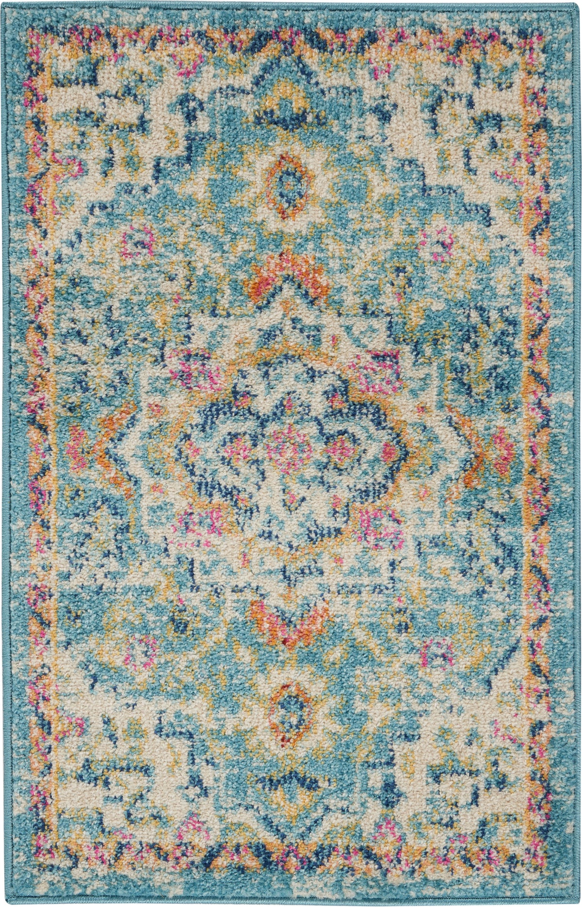 Passion PSN25 Ivory Light Blue Rug - Rectangle