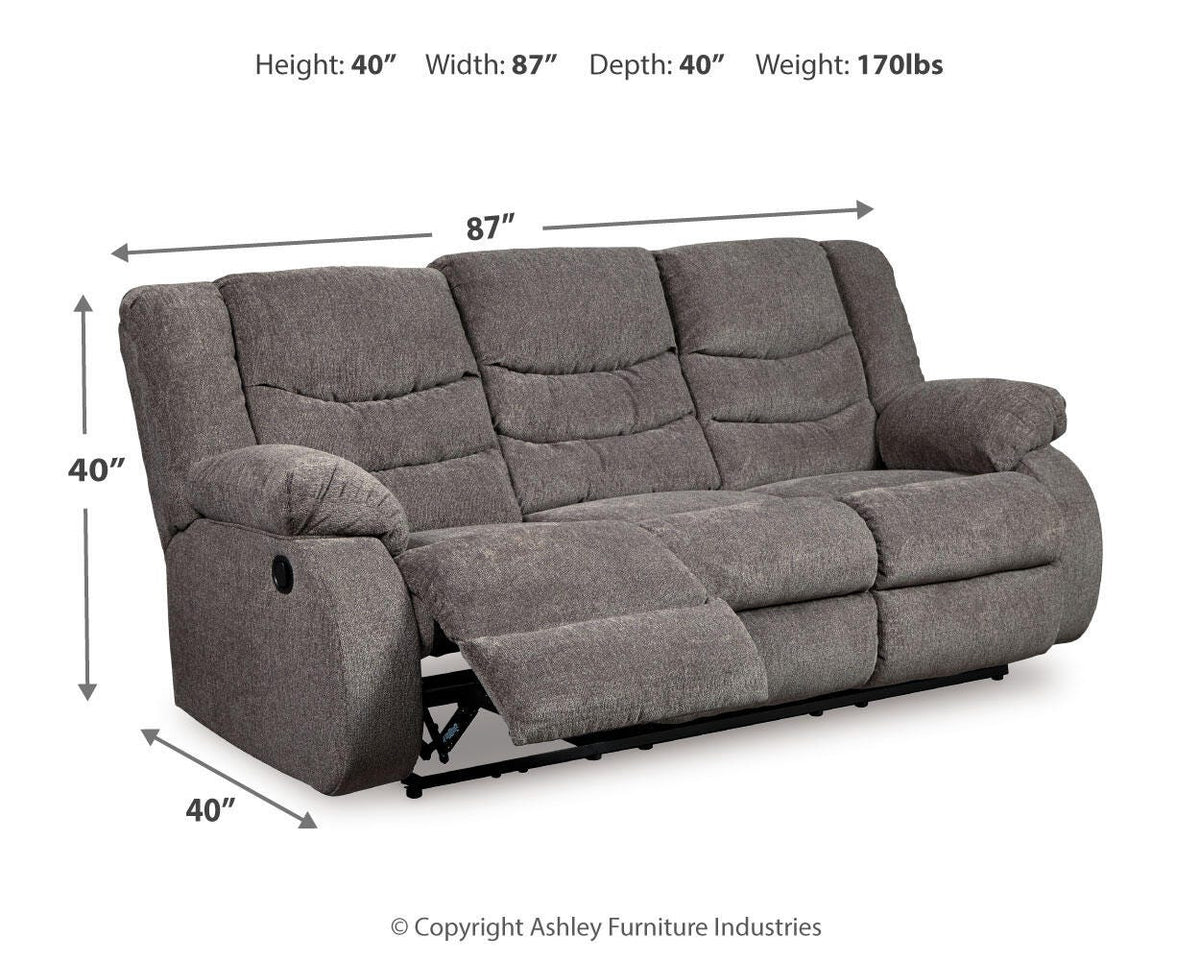 Tulen Reclining Sofa Chenille