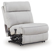 Social Pointe PWR Armless REC w/ADJ Headrest Chenille