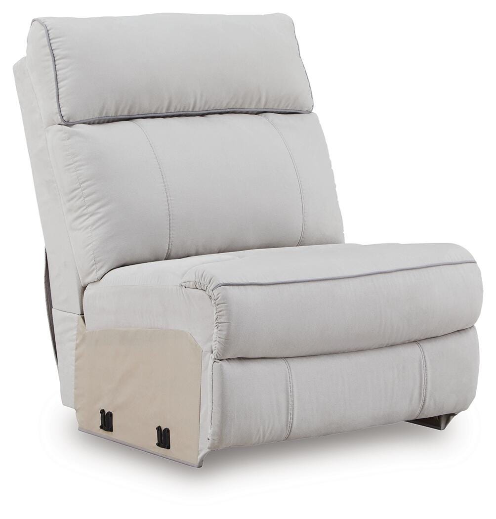 Social Pointe 5-Piece Power Reclining Sectional Chenille