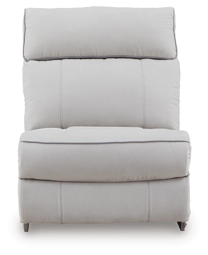 Social Pointe 5-Piece Power Reclining Sectional Chenille