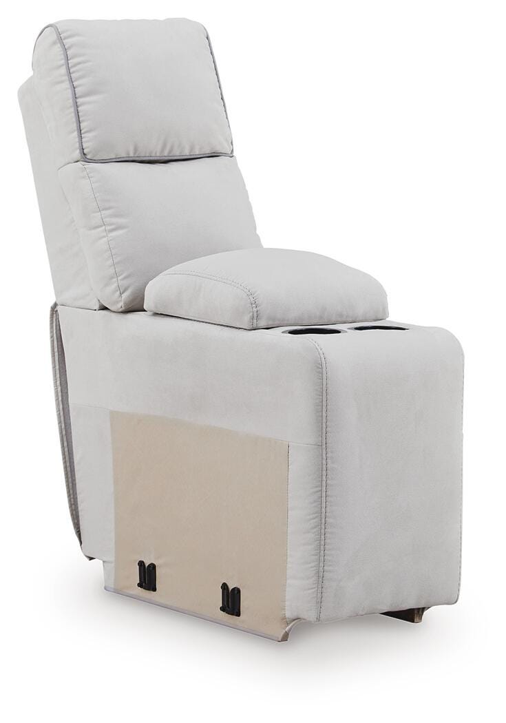 Social Pointe 7-Piece Reclining Sectional with Storage Consoles Chenille