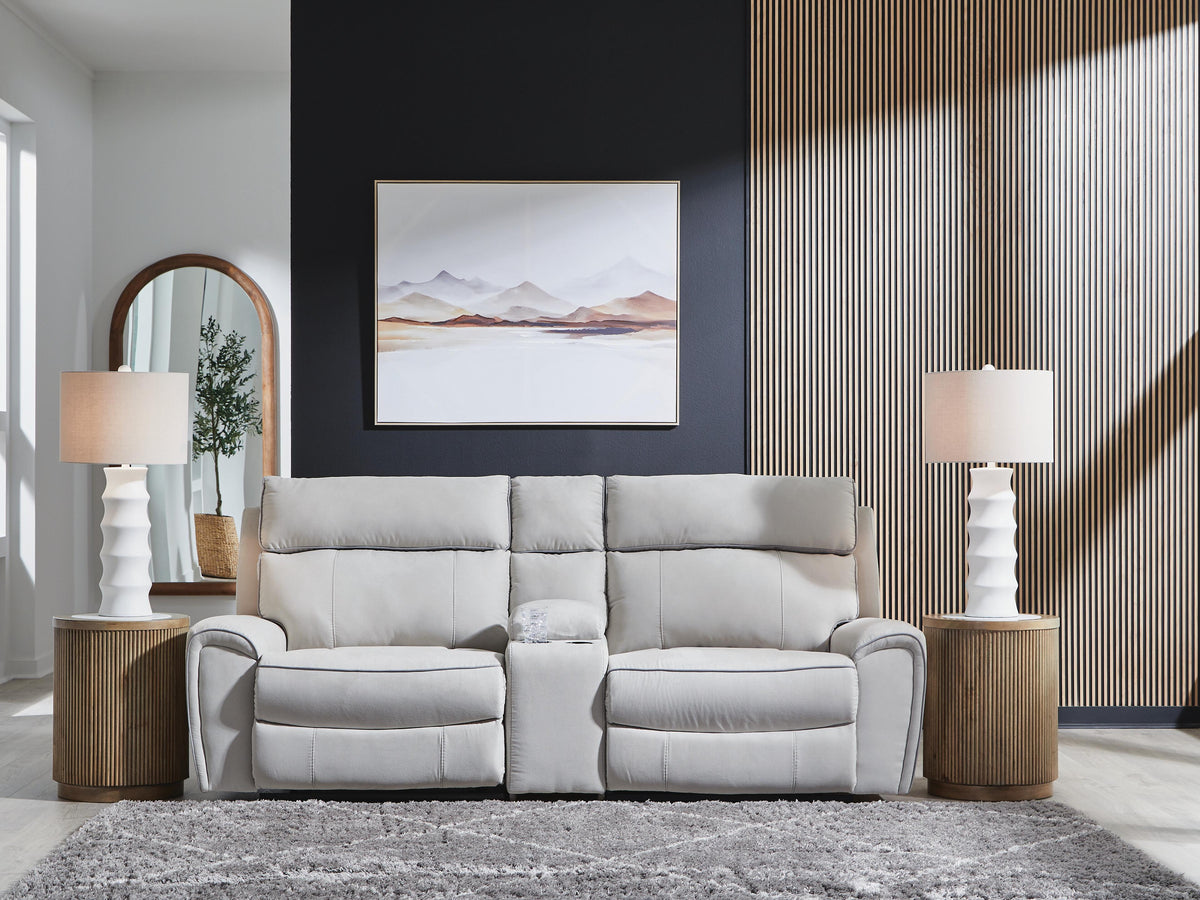 Social Pointe 3-Piece Power Reclining Sectional Chenille