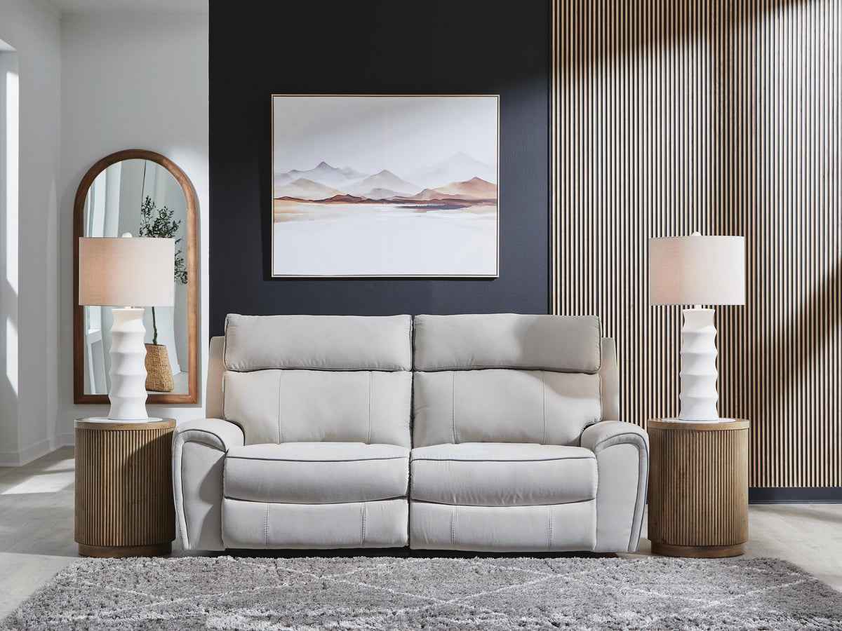 Social Pointe 2-Piece Reclining Loveseat Chenille